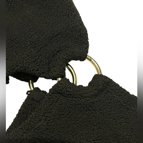 NWT Vanessa Mooney The Vivian 2 in 1 Bodycon Crinkle Mini Dress Top Skirt L - Picture 8 of 9